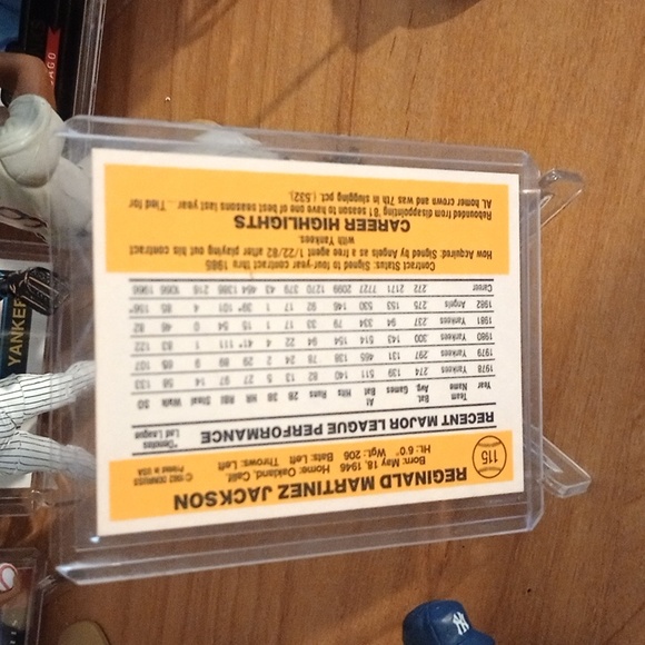 Reggie Jackson baseball card - Picture 2 of 3